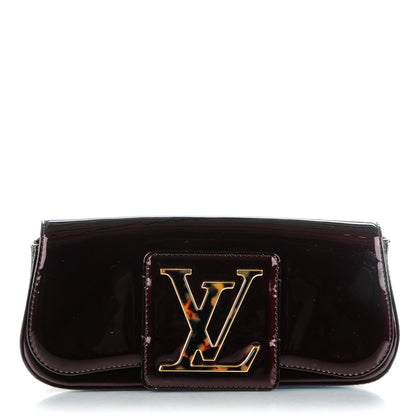 Louis Vuitton Patent Sobe Clutch Amarante 1 of 7