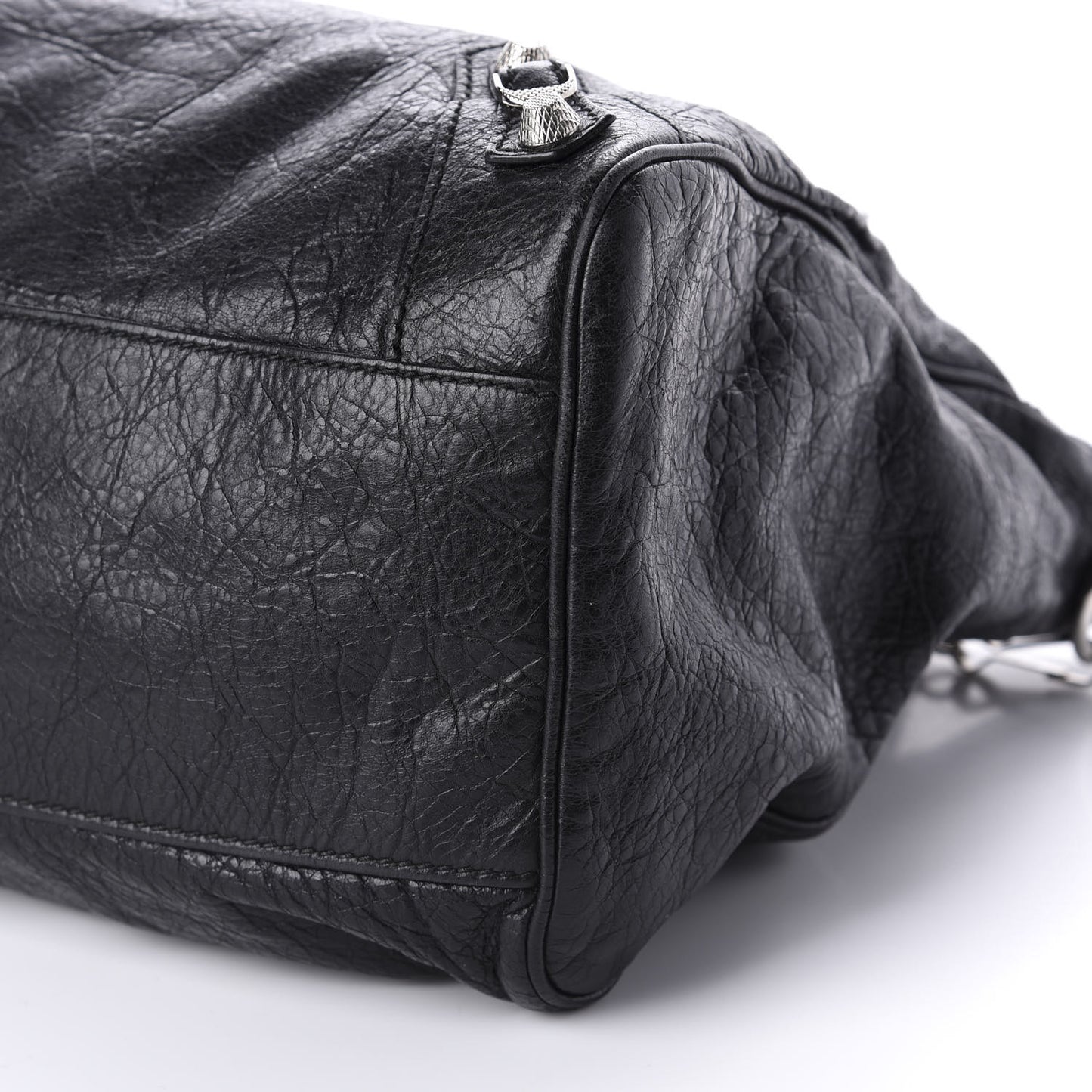 Agneau Giant 12 Silver Hardware Velo Black