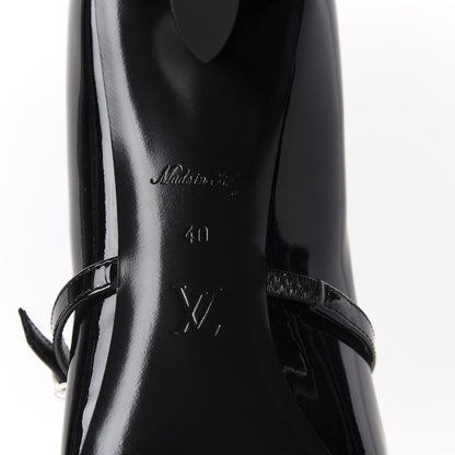 Louis Vuitton Patent Uniformes Silhouette 40mm Pumps 40 Black 9 of 9