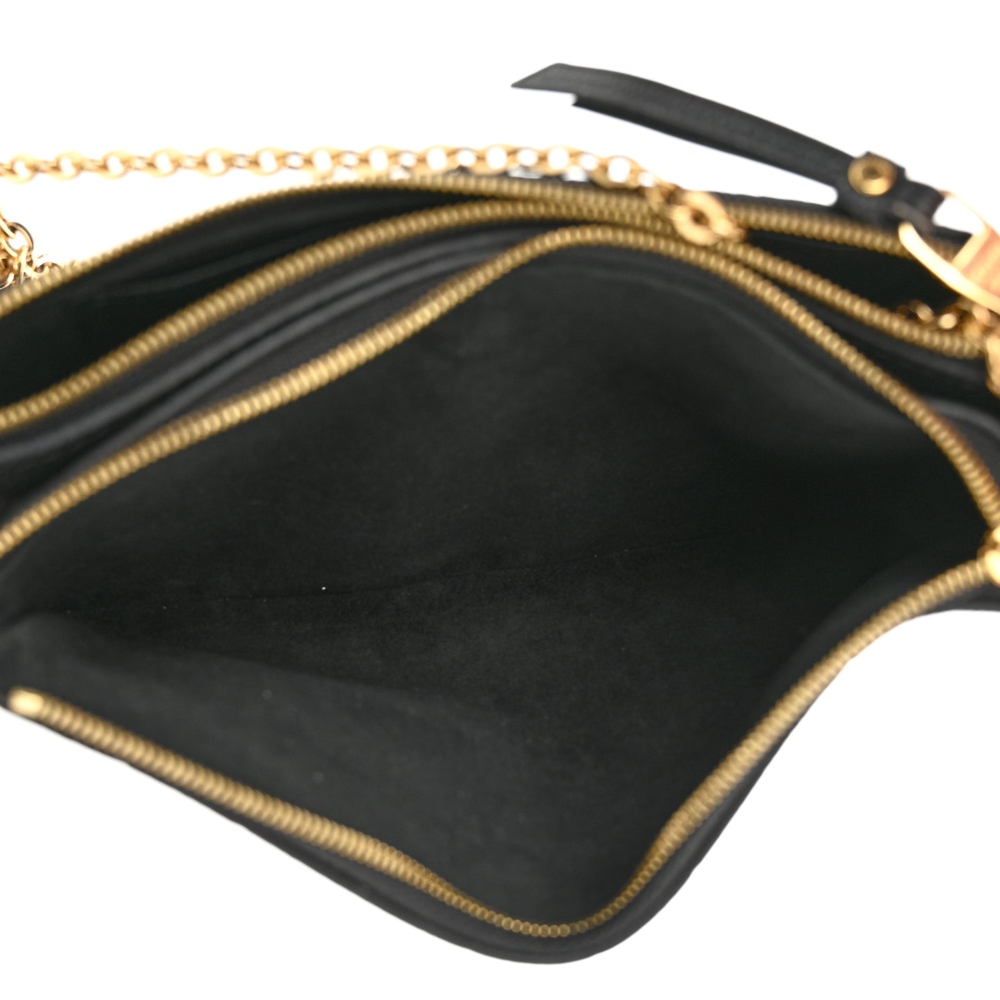 Empreinte Double Zip Pochette Black