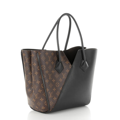 Louis Vuitton Calfskin Monogram Kimono Tote Black 3 of 7