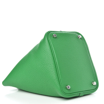 Hermes Taurillon Clemence Picotin Lock 18 PM Bambou 4 of 10
