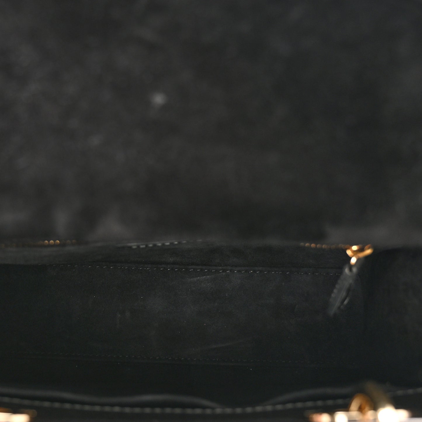 CHRISTIAN DIOR Metallic Grained Calfskin Cannage Small Lady Dior Gunmetal