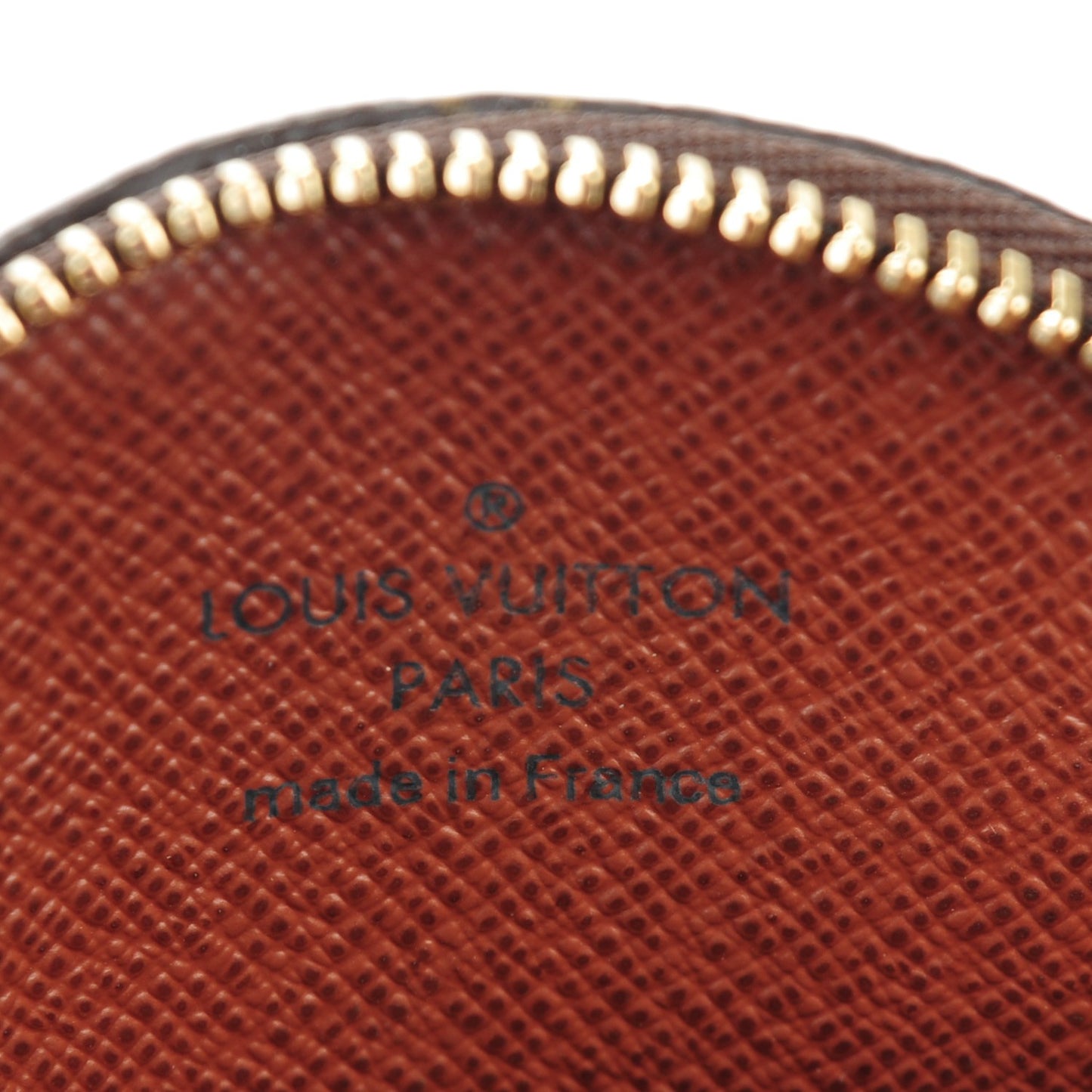 Monogram Round Coin Purse