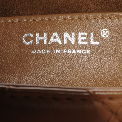 Chanel Lambskin Quilted Maxi Single Flap Dark Beige 6 of 8
