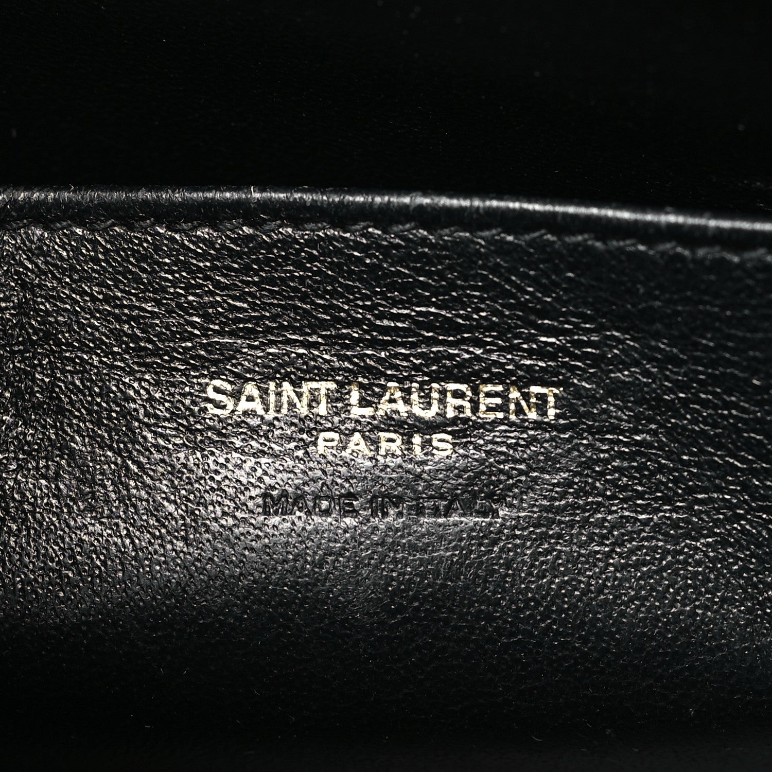 Saint Laurent Calfskin Monogram Baby Cabas Black 6 of 10