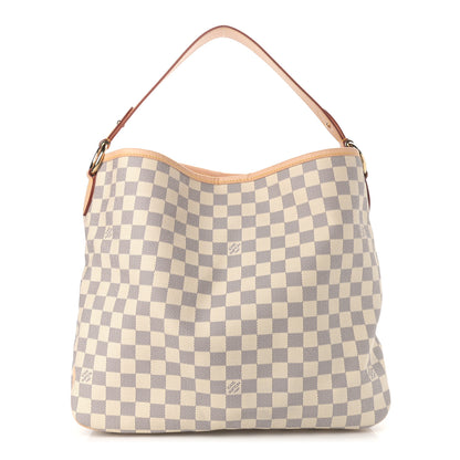 Louis Vuitton Damier Azur Delightful MM Rose Ballerine 1 of 12