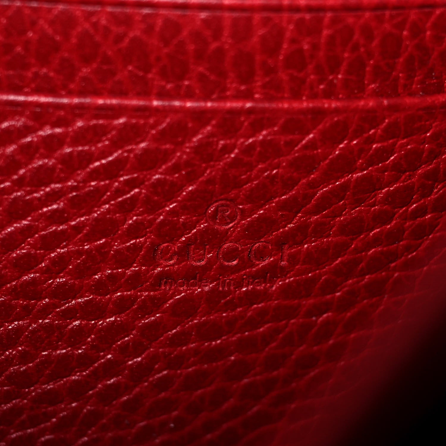 Gucci Calfskin Mini Dionysus Chain Wallet Hibiscus Red 5 of 12