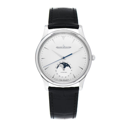 Jaeger-LeCoultre Stainless Steel Alligator 39mm Master Ultra Thin Moon Automatic Watch Q136842 1 of 5