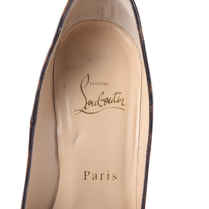Christian Louboutin Patent Leopardino So Kate 120 Pumps 36.5 Brown 7 of 11