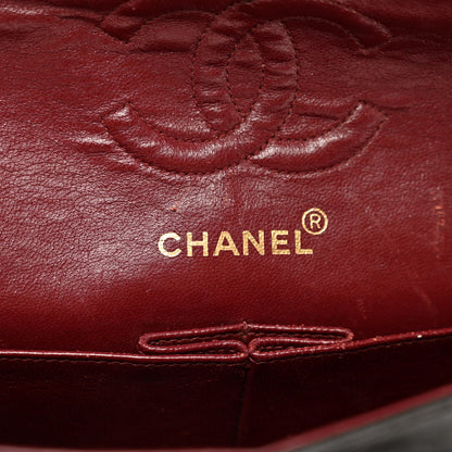 Chanel Lambskin Quilted Small Double Flap Dark Brown 7 of 14