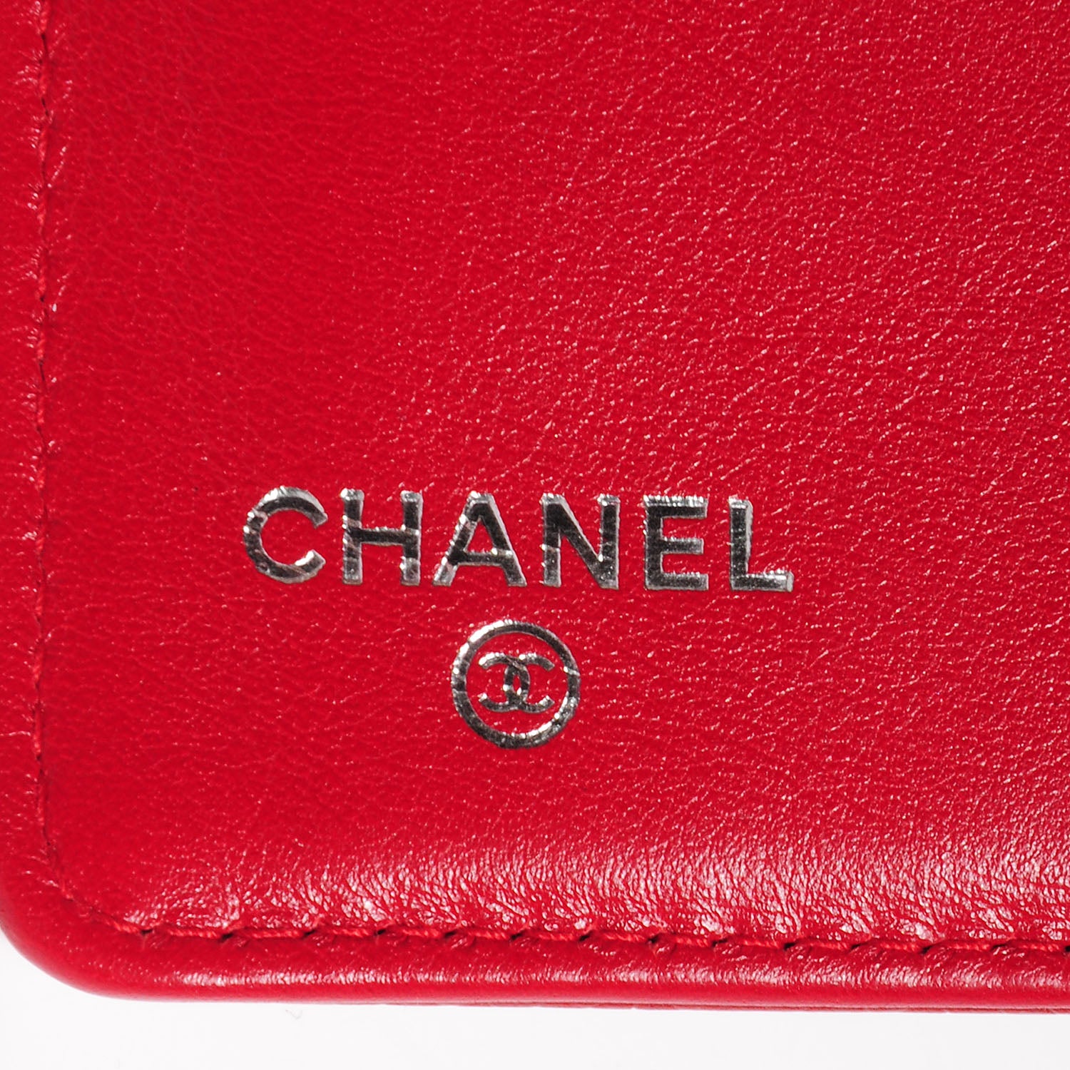 Chanel Caviar Yen CC Wallet Red 7 of 9