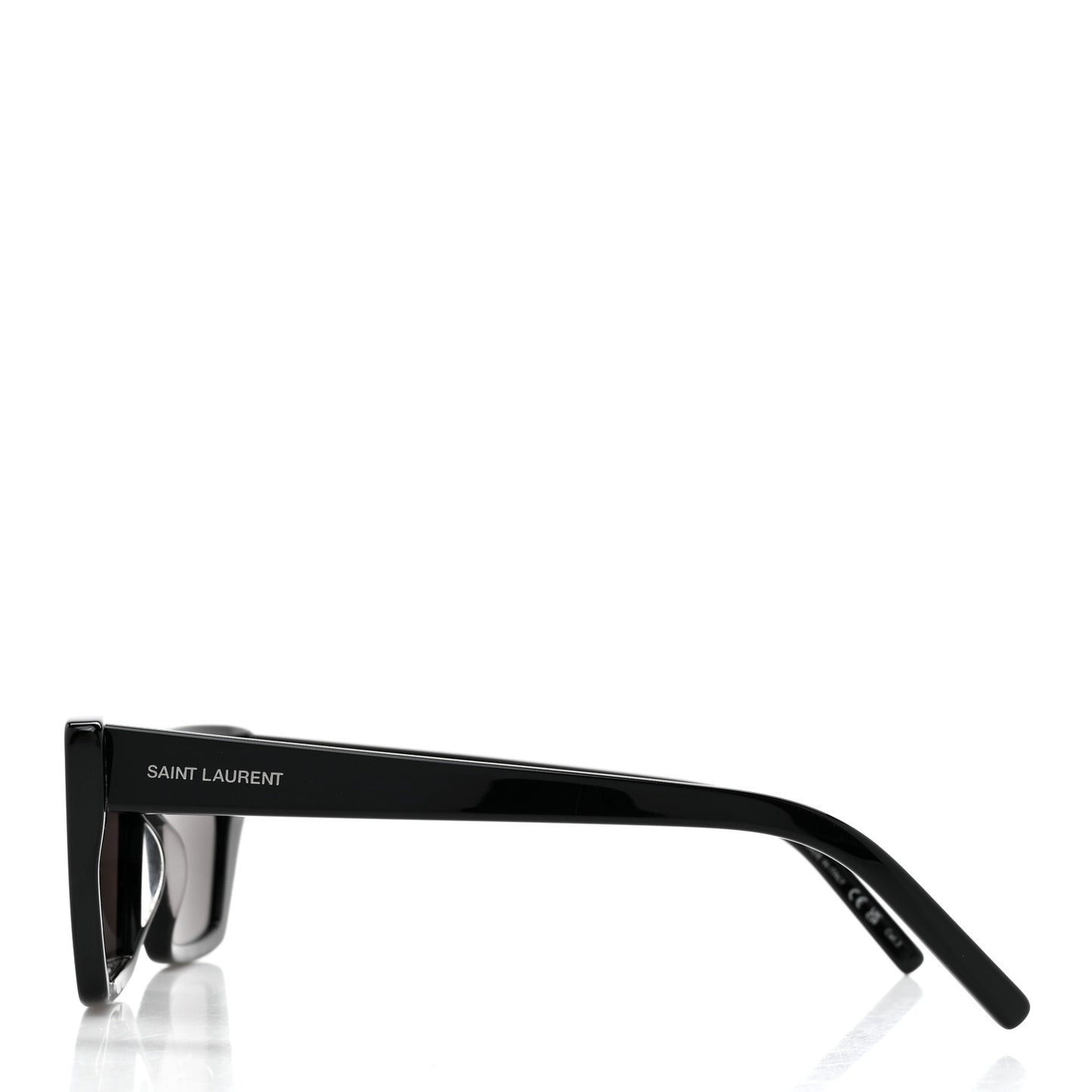 Acetate Mica Cat Eye Sunglasses SL 276 Black
