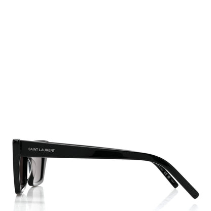 Saint Laurent Acetate Mica Cat Eye Sunglasses SL 276 Black 3 of 7