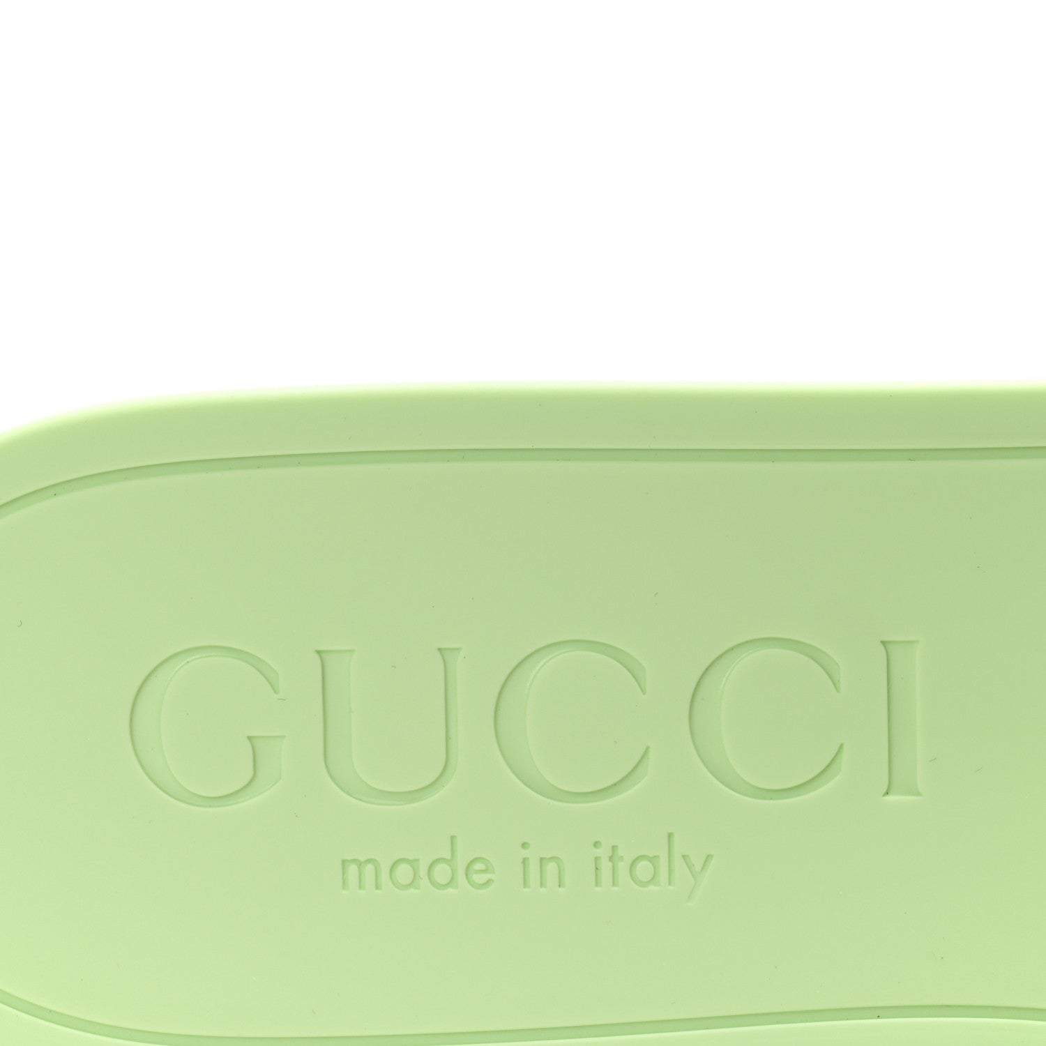 Gucci Rubber Interlocking G Womens Slide Sandals 37 Oscar Water 8 of 10