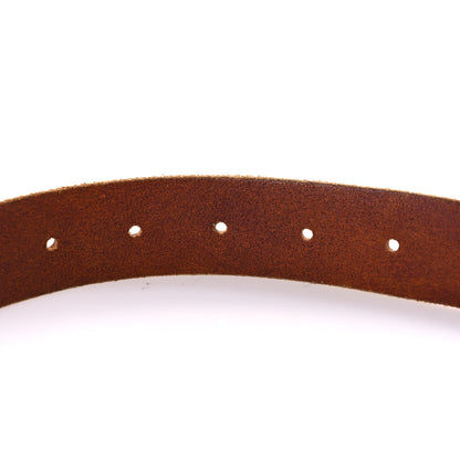 Gucci Cuoio Toscano Nickel Double Double G 30mm Belt 80 32 Cuir 4 of 9