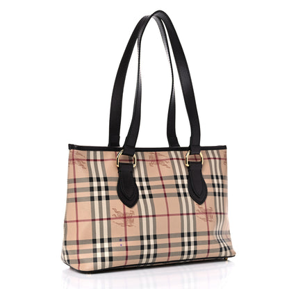 Burberry Haymarket Check Nick Tote Chocolate 2 of 14