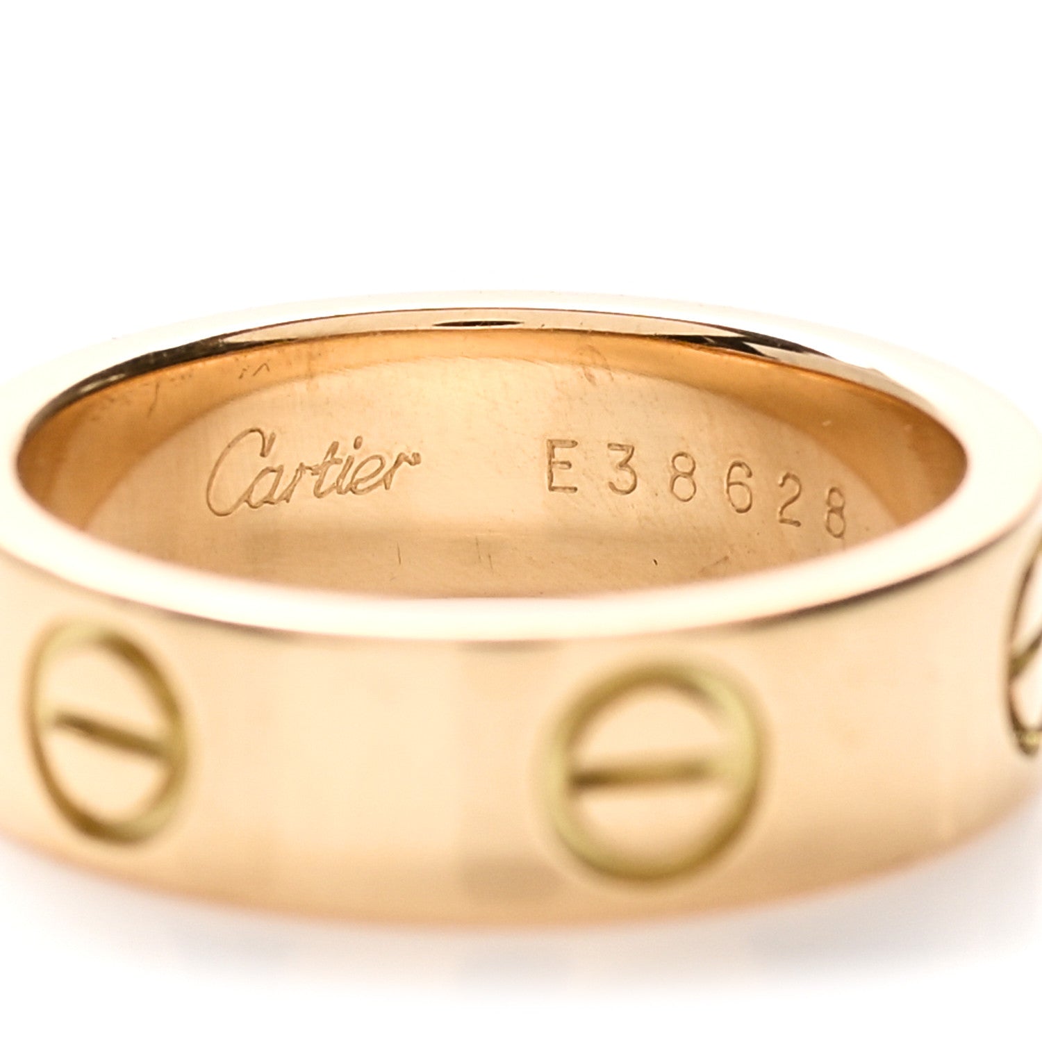 Cartier 18K Yellow Gold 5.5mm LOVE Ring 53 6.25 4 of 5