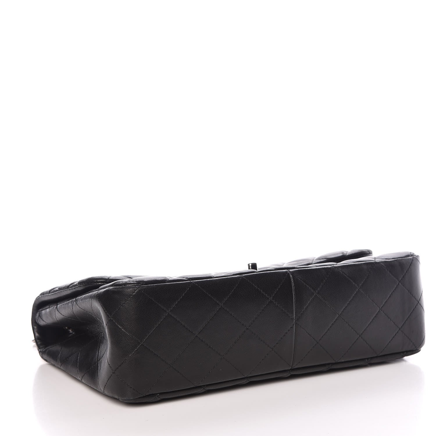 Chanel Lambskin Quilted Jumbo Single Flap Black 4 of 9