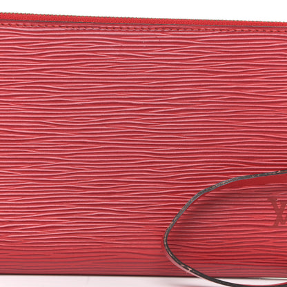Louis Vuitton Epi Pochette Accessories 24 Castillan Red 8 of 15