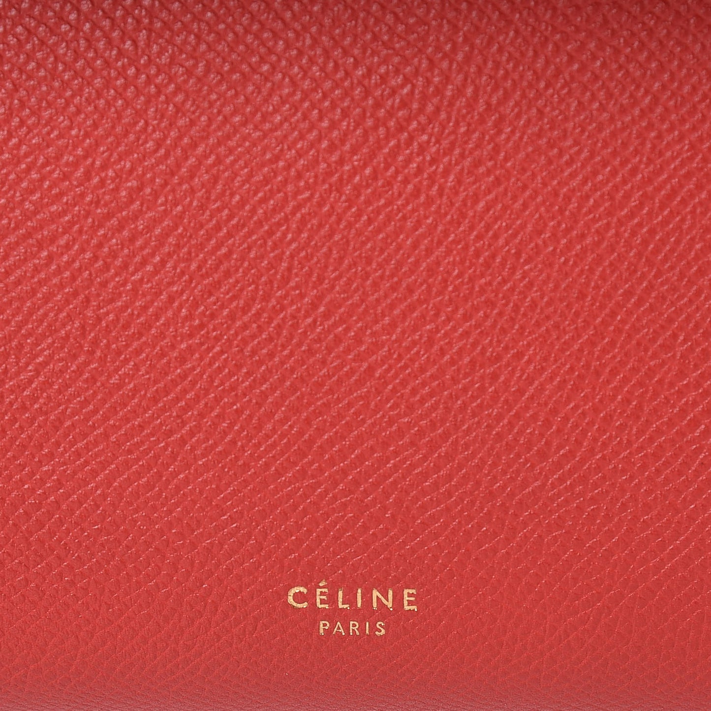 Baby Grained Calfskin Micro Belt Bag Coquelicot