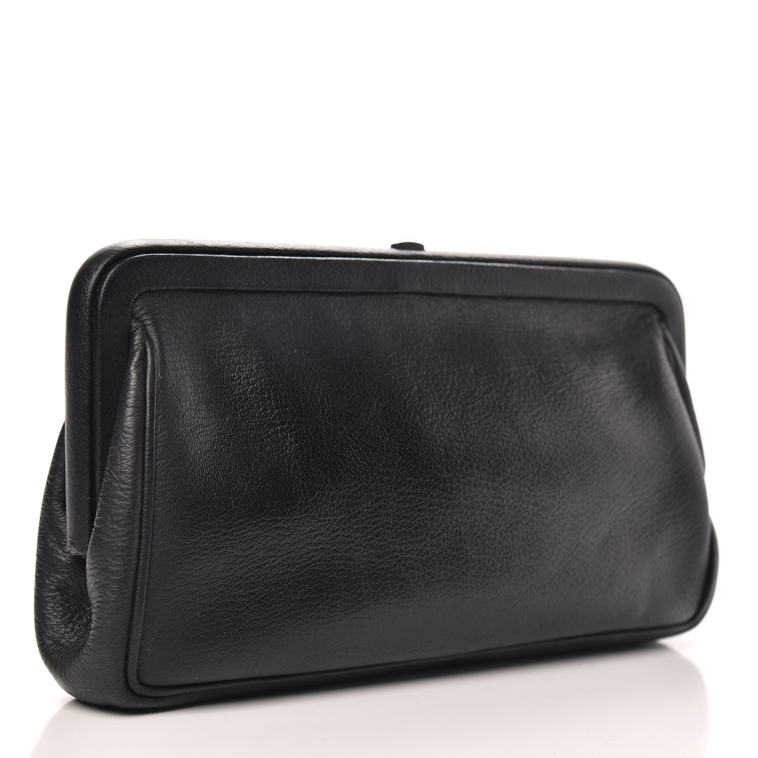 Bottega Veneta Lambskin Clutch Black 3 of 10