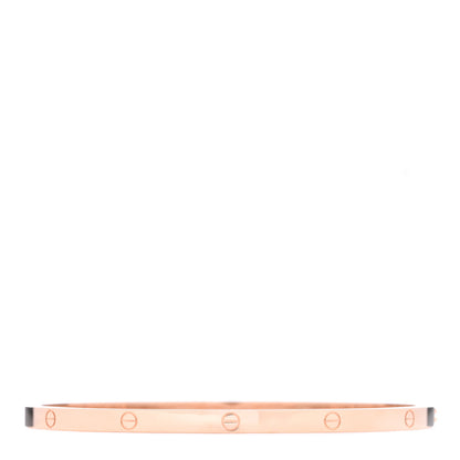 Cartier 18K Pink Gold Small LOVE Bracelet 19 1 of 5