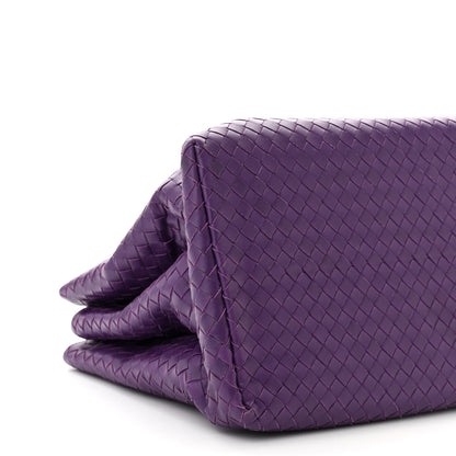 Bottega Veneta Nappa Intrecciato Medium Roma Tote Plum 9 of 10