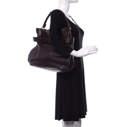 Burberry Buffalo Lambeth Hobo Dark Brown 2 of 10