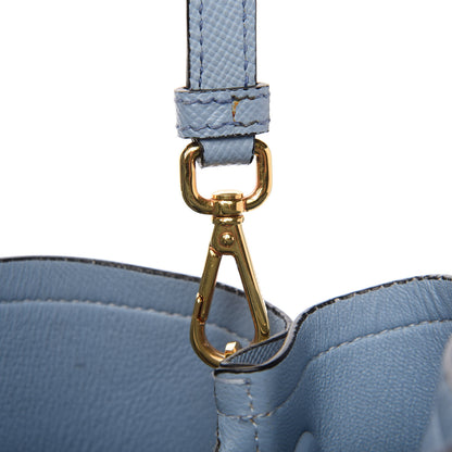 Prada Saffiano Cuir Large Double Bag Astrale 14 of 14