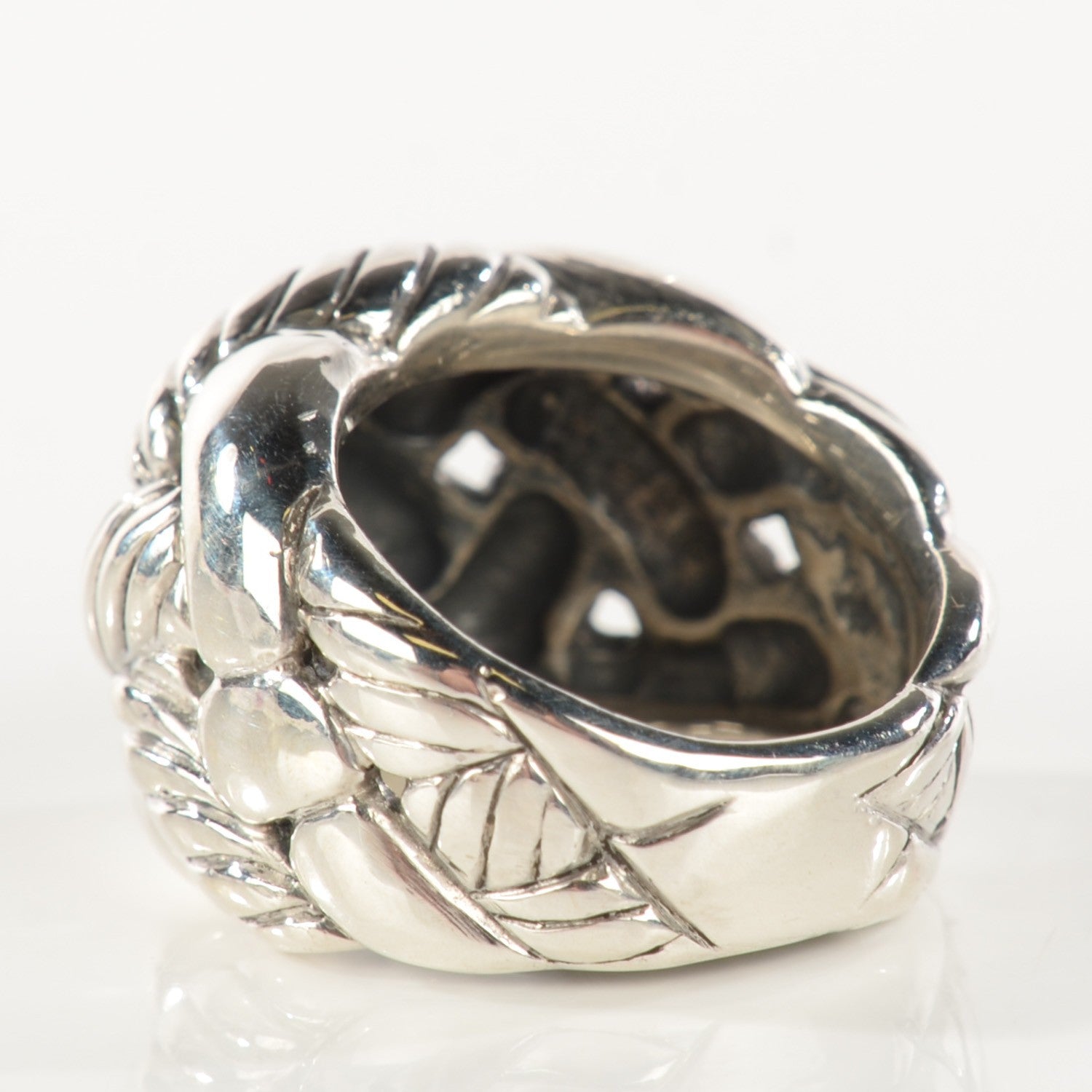 David Yurman Sterling Silver 22mm Cordelia Ring 51.5 6 3 of 4