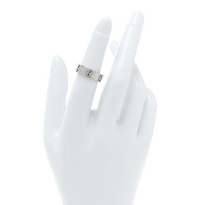 Cartier 18K White Gold 5.5mm LOVE Ring 51 5.75 2 of 4