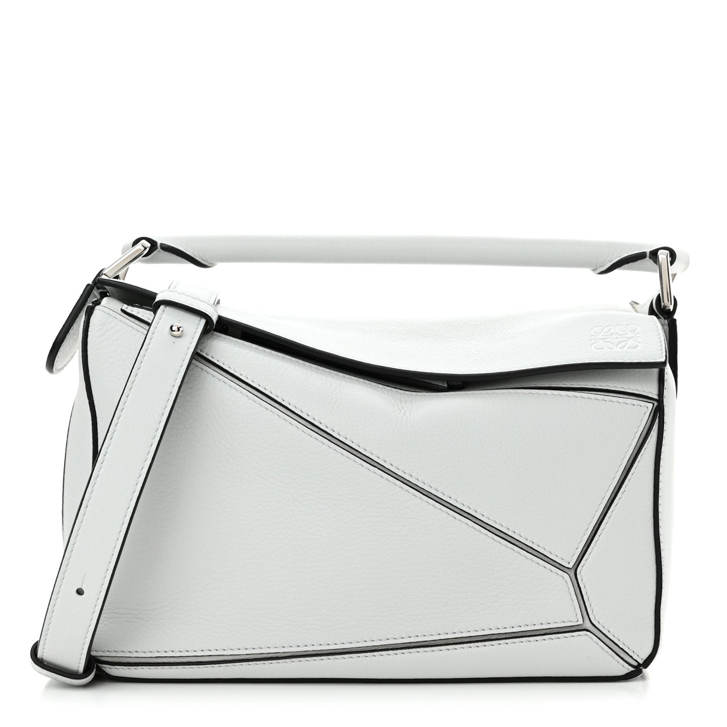 Calfskin Small Puzzle Bag Kaolin