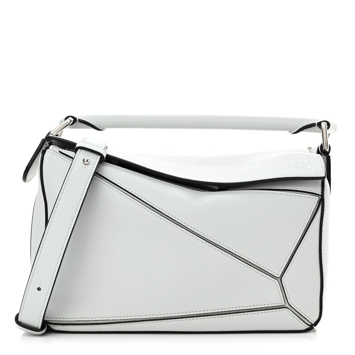 Loewe Calfskin Small Puzzle Bag Kaolin 1 of 12