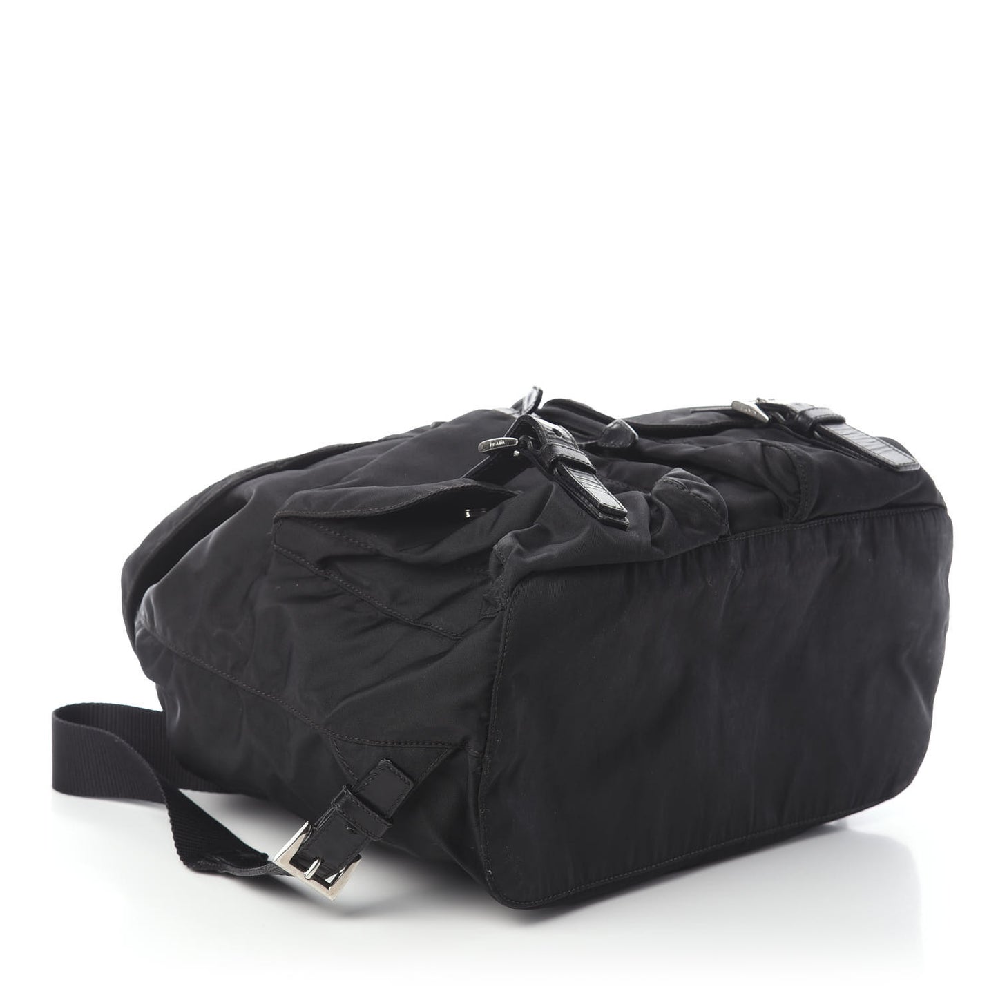 Nylon Vela Medium Backpack Black