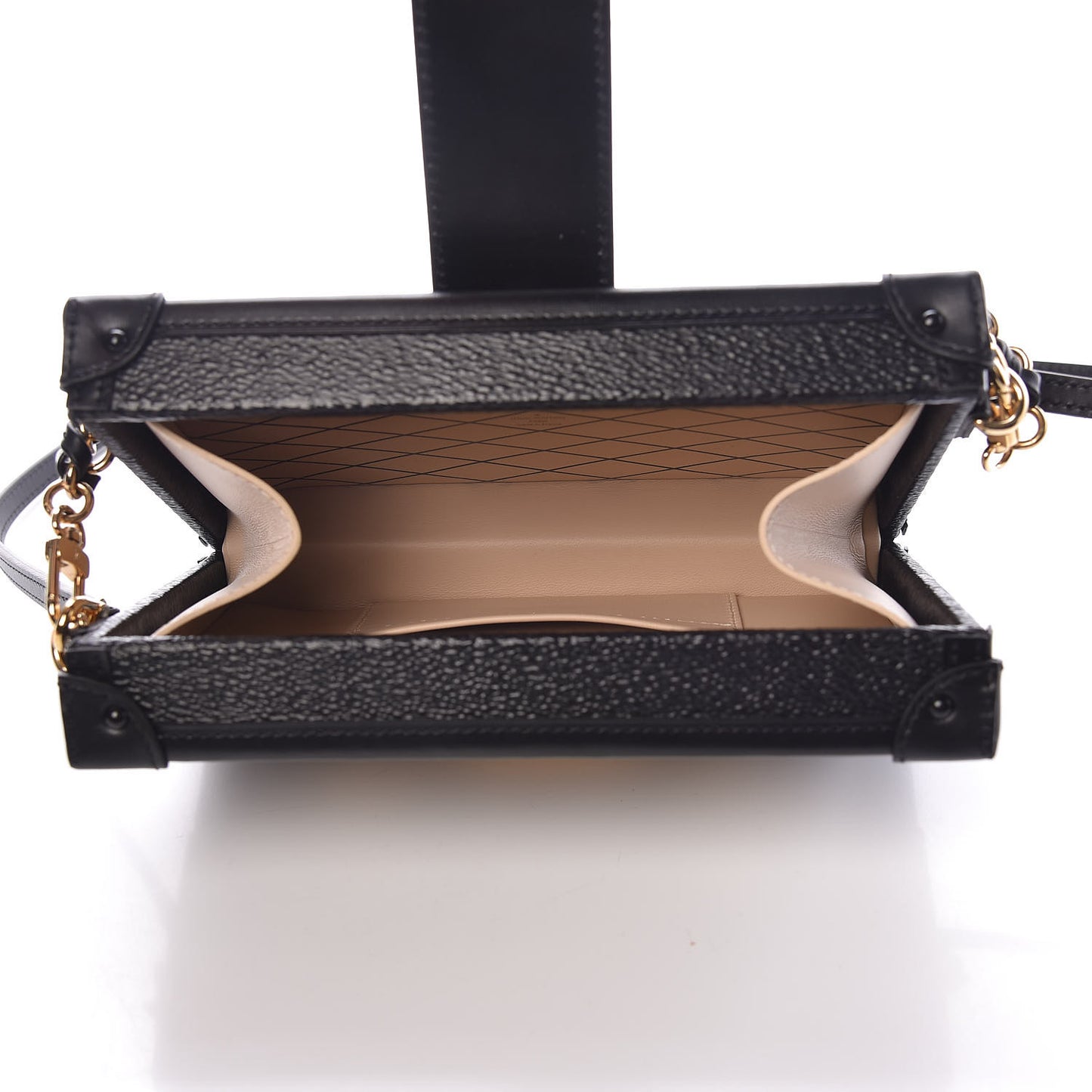Midnight Canvas Petite Malle Black