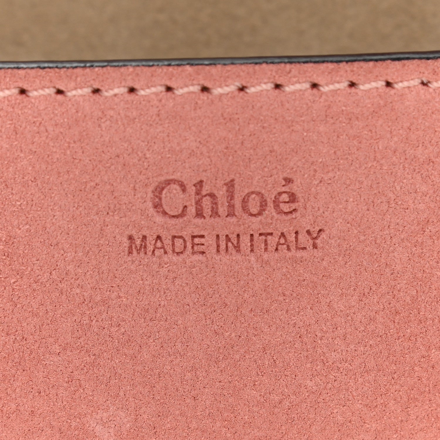Chloe Lambskin Suede Calfskin Mini Drew Shoulder Bag Poppy 6 of 8