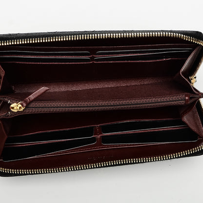 Chanel Caviar Quilted Large Gusset Zip Around Wallet Black 5 of 8