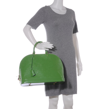 Louis Vuitton Vernis Alma GM Vert Tonic 2 of 7