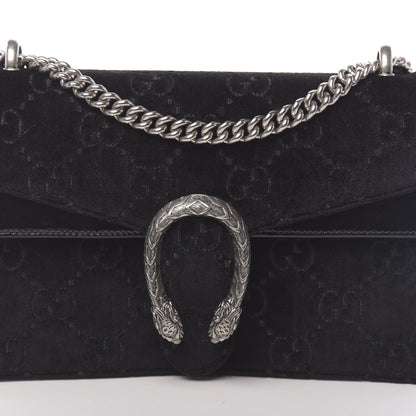 Gucci Velvet GG Monogram Small Dionysus Shoulder Bag Black 10 of 10