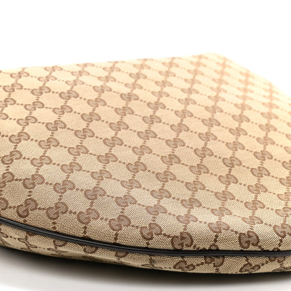 Gucci Monogram Large Wave Hobo Dark Brown 9 of 10