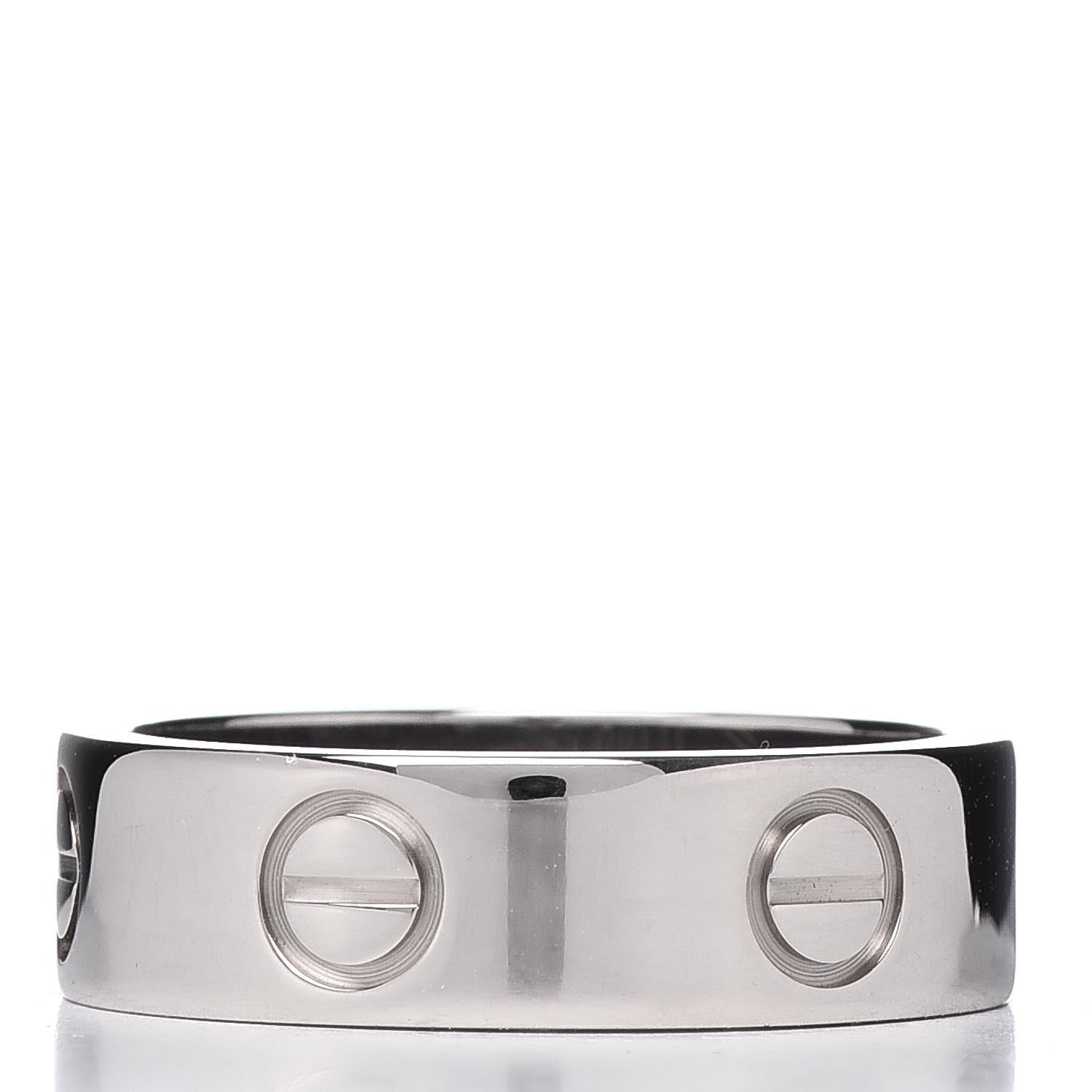 Cartier 18K White Gold 5.5mm LOVE Ring 52 6 3 of 5