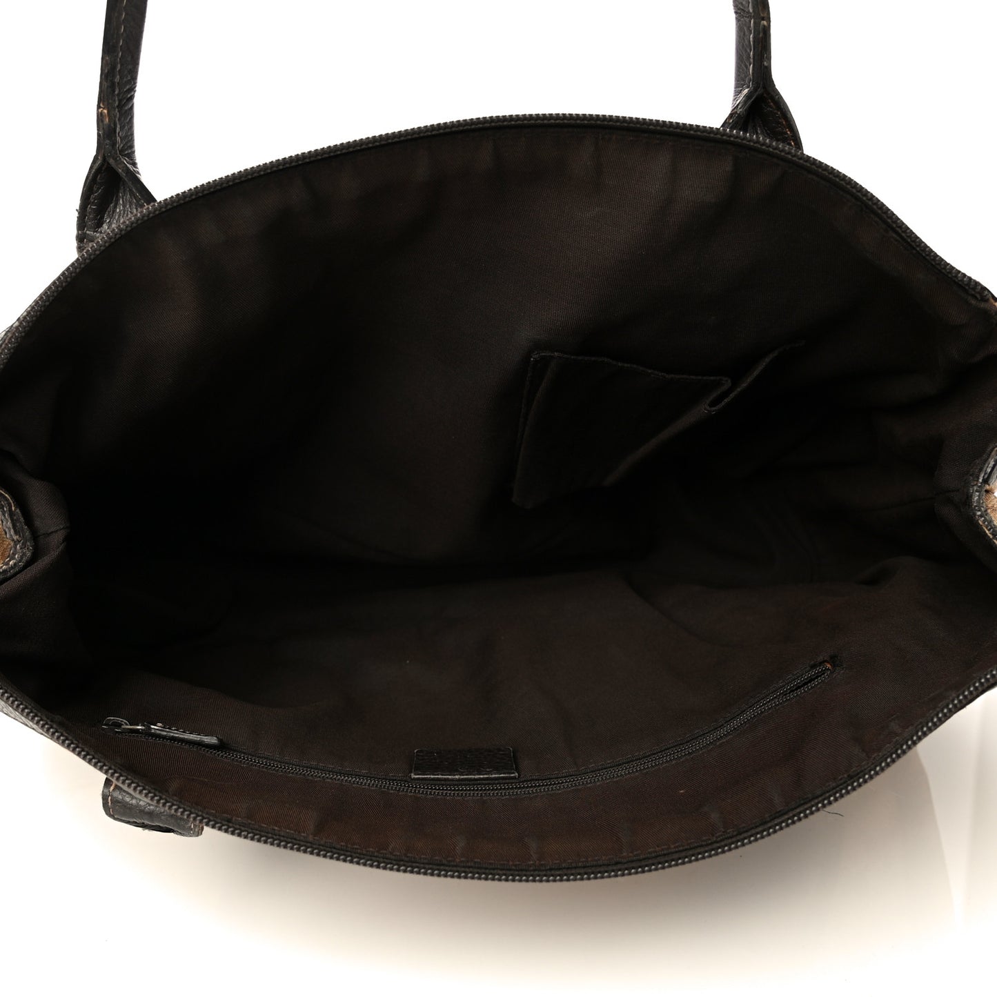 Crystal Monogram Medium Princy Tote Dark Brown