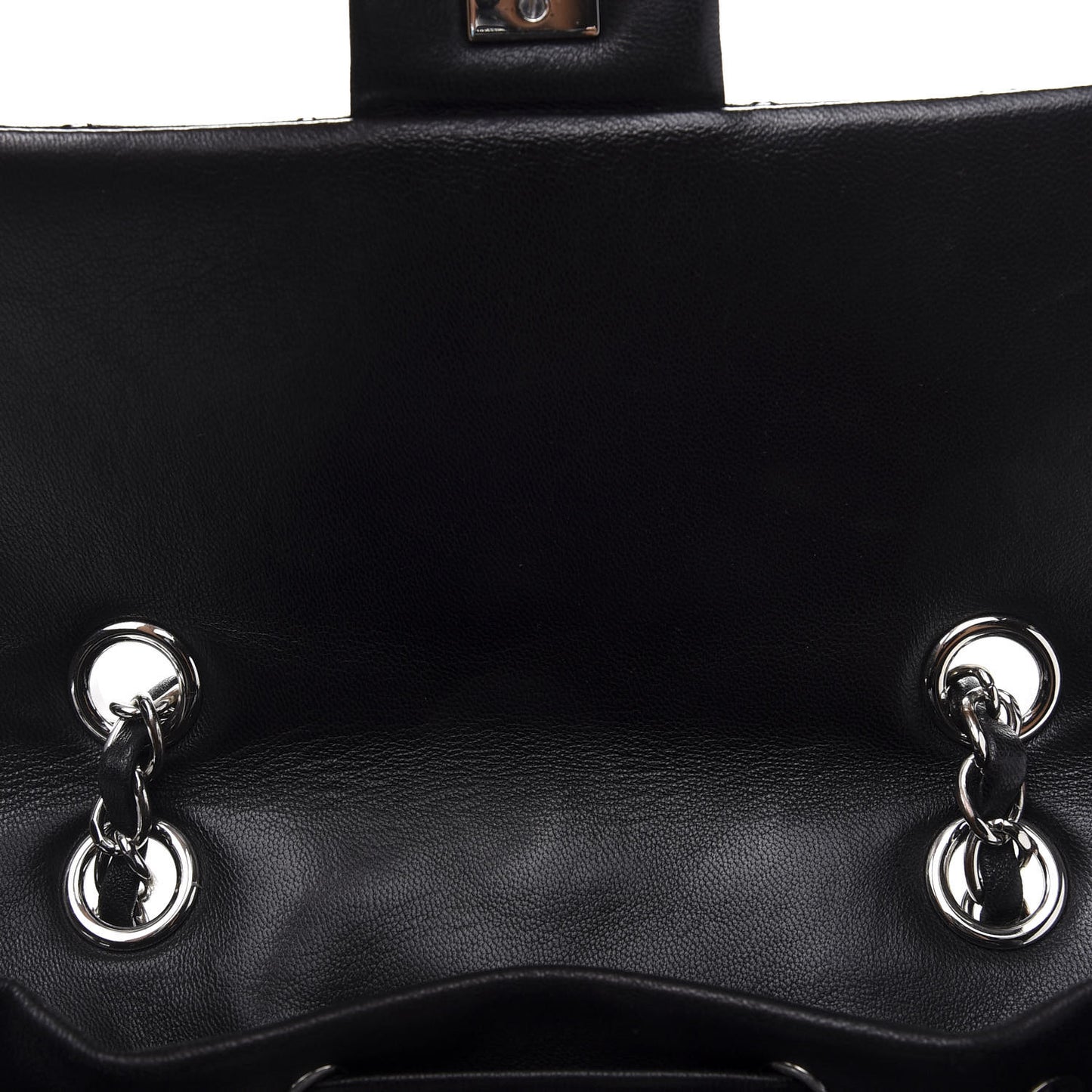 Lambskin Quilted Small Urban Spirit Backpack Black