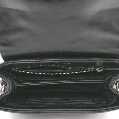 Saint Laurent Calfskin Y Quilted Monogram Toy Loulou Crossbody Bag Black 5 of 12