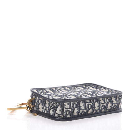 Christian Dior Oblique Diorquake Clutch Blue 4 of 9