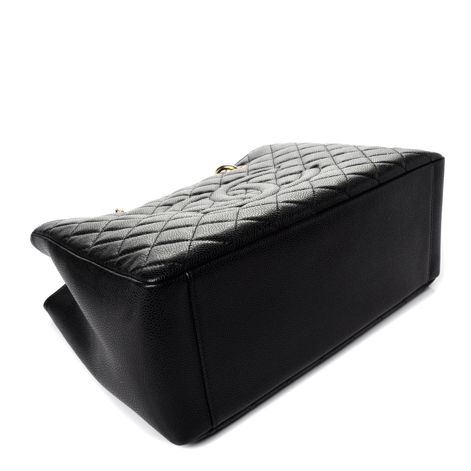 Chanel Caviar Quilted Grand Shopping Tote GST Black 4 of 9