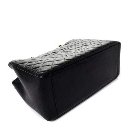 Chanel Caviar Quilted Grand Shopping Tote GST Black 4 of 9