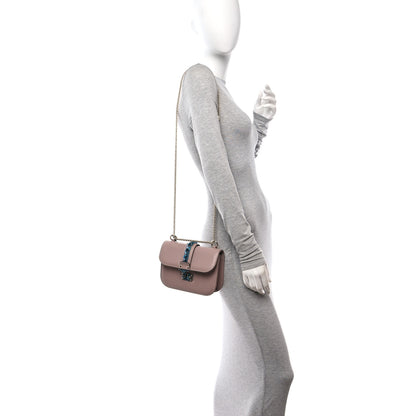 Valentino Garavani Vitello Small Glam Lock Rockstud Flap Poudre 2 of 10