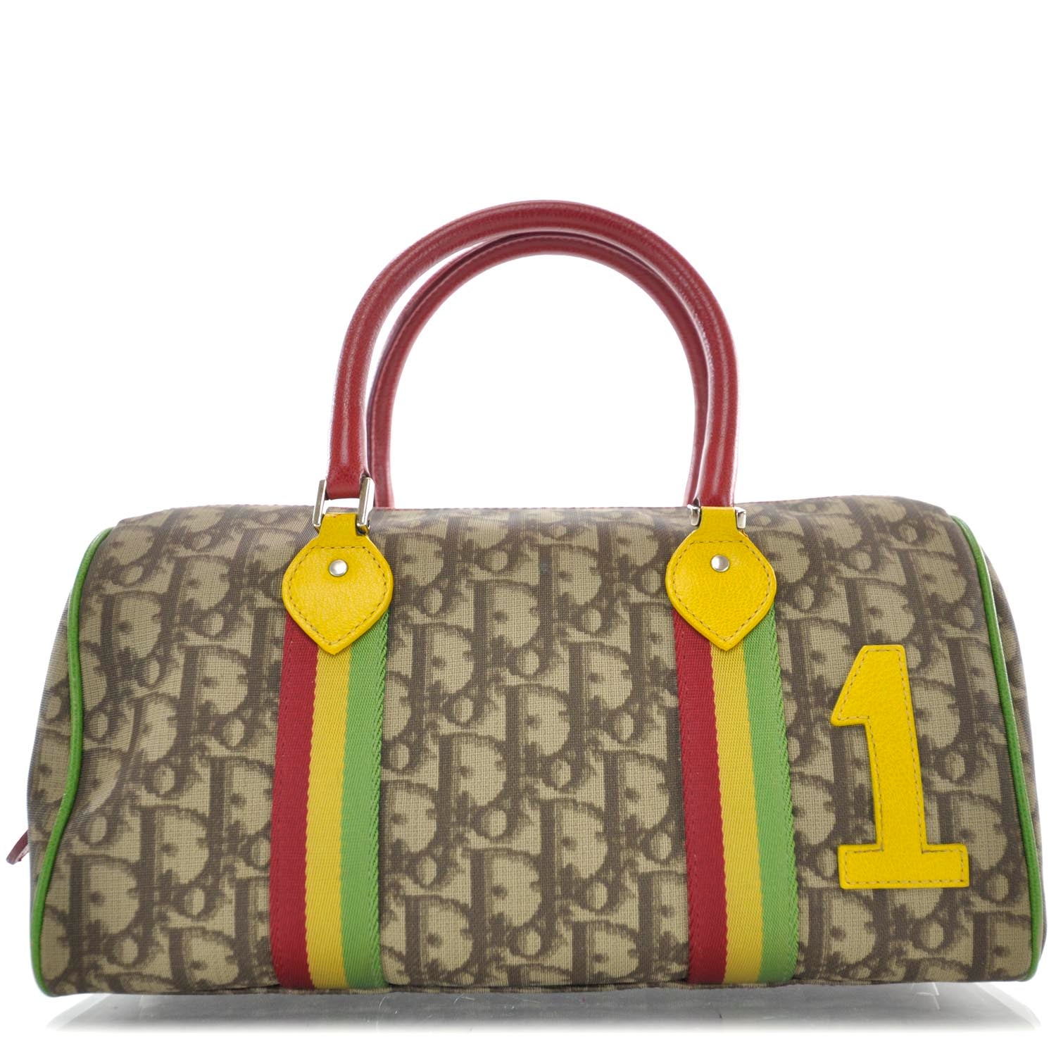 Christian Dior Monogram Rasta Boston Beige 1 of 9